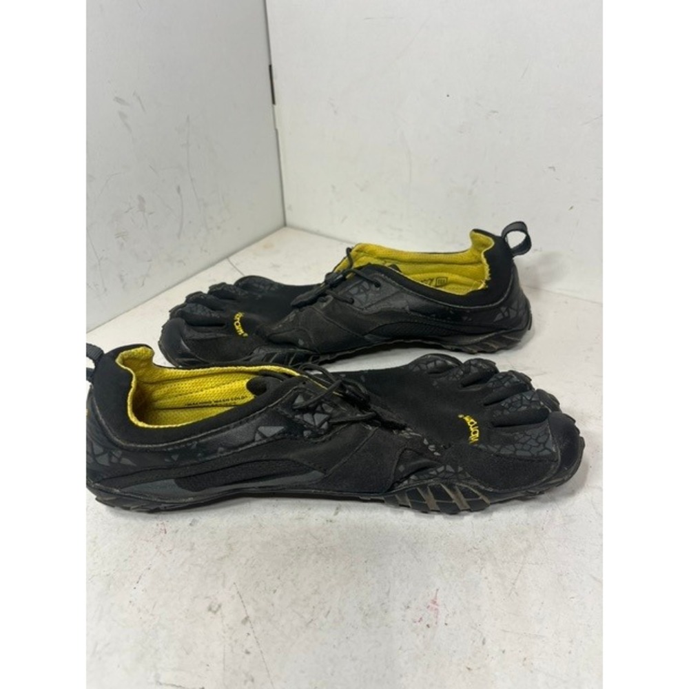 Vibram FiveFingers Spyridon 14M4202 READ Black and Yellow Men Trail Shoes Sz 42 - Picture 4 of 8